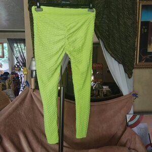 K20 Butt lift Neon scrunchy leggings so comfy